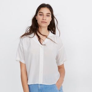 Madewell Silk Camp Shirt